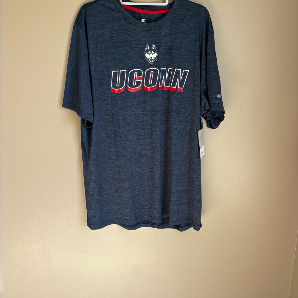 Colosseum Navy UConn Short Sleeve Tee